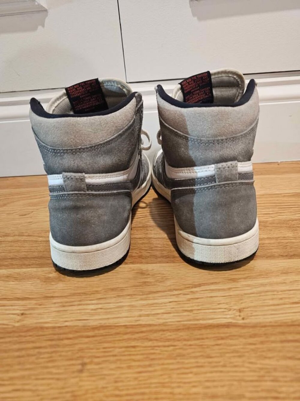 Nike Air Jordan 1 Retro High OG "Washed Black" - Size 7.5 - Picture 4 of 6